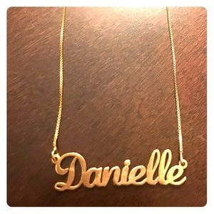“Danielle” name Necklace.